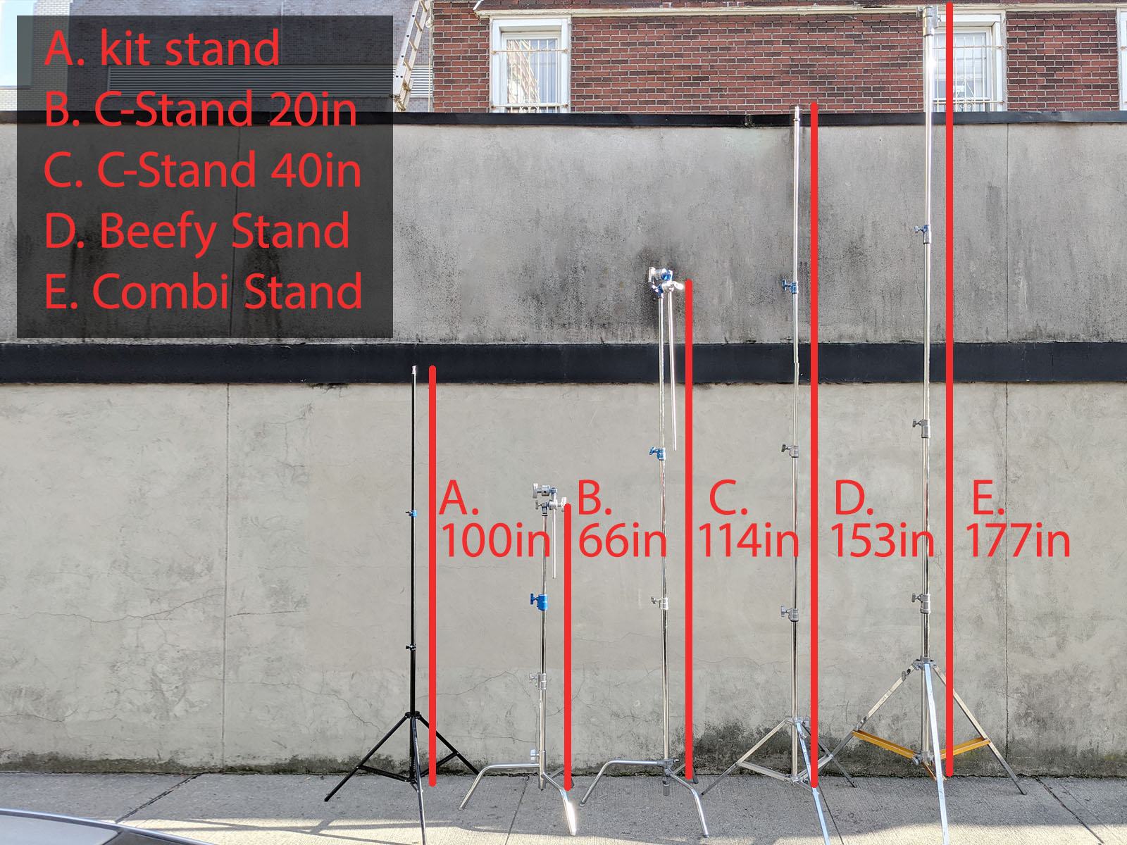 40in C-stand